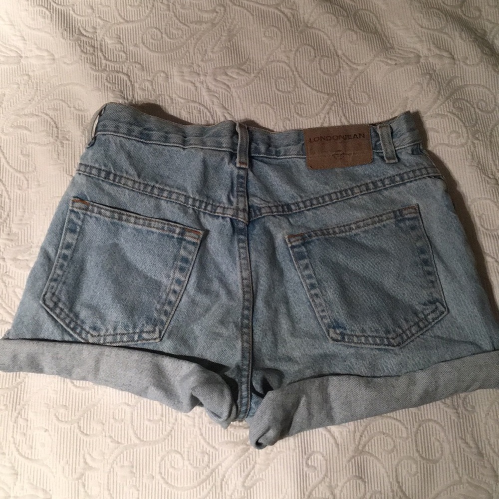 High Rise Jean Shorts - Picture 2 of 2